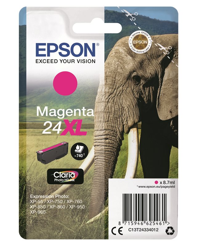 Epson Original - Tinte XL magenta - 24 Claria