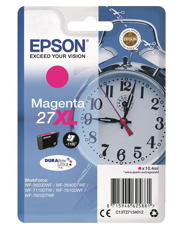 Epson Original - Tinte XL magenta - 27 DURABrite Epson Original - Tinte XL magenta - 27 DURABrite