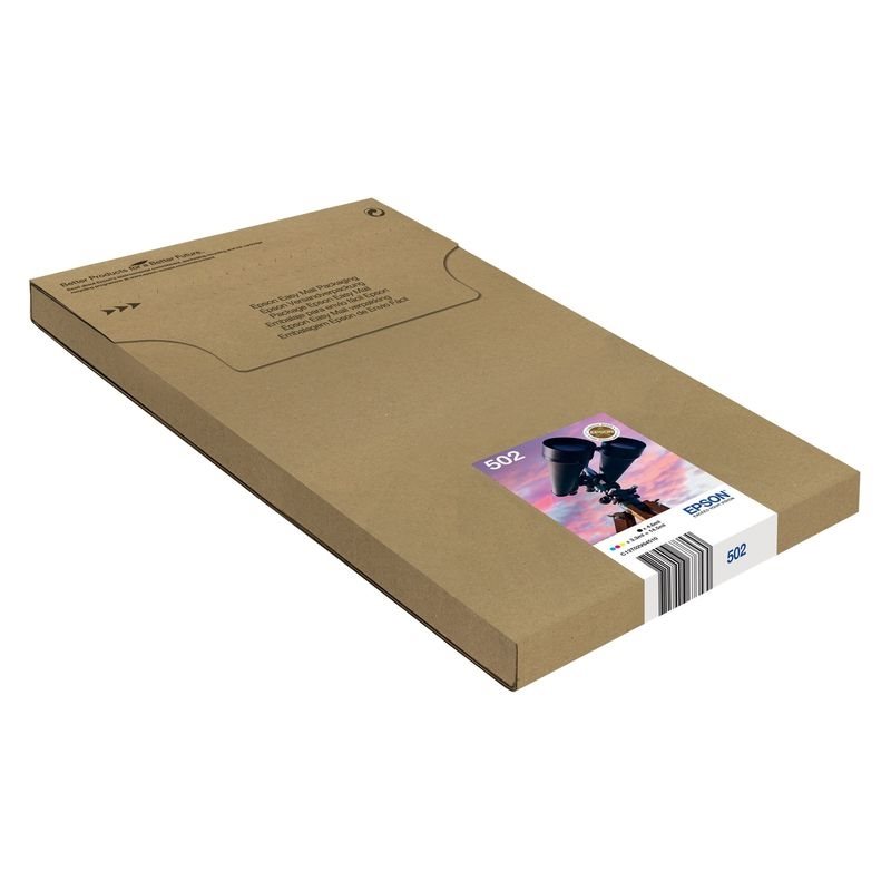 Epson Original Tinten-Multipack BK/C/M/Y 502 - C13T02V64510 Epson Original Tinten-Multipack BK/C/M/Y 502 - C13T02V64510