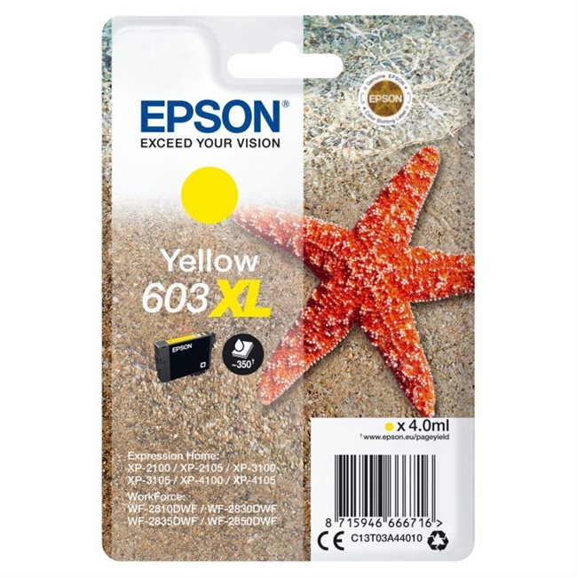 Epson Original XL Tinte gelb 603XL - C13T03A44010