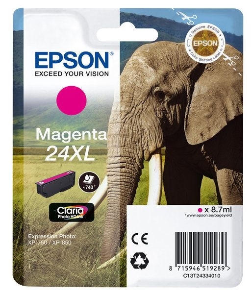 Epson Singlepack magenta 24XL Claria T2433