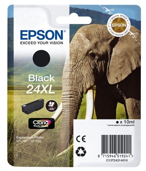 Epson Singlepack black 24XL Claria T2431