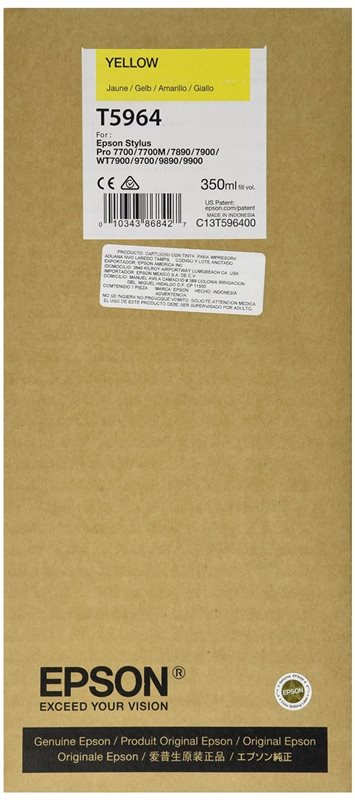 Epson Tinte gelb für Pro7700, T596400