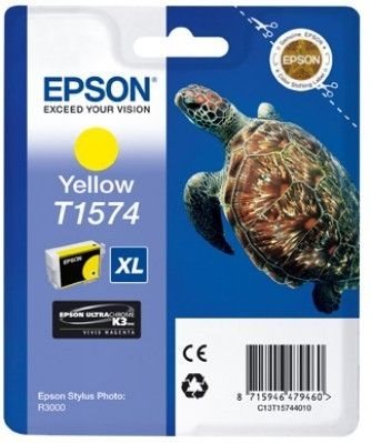 Epson Tinte gelb für R3000, T15744010 Epson Tinte gelb für R3000, T15744010