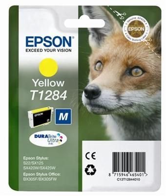 Epson Tinte gelb für SX125, T12844010 Epson Tinte gelb für SX125, T12844010