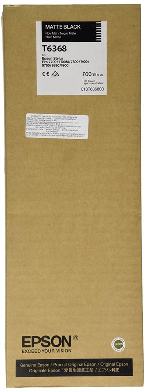 Epson Tinte matt schwarz für Pro7890, T636800 Epson Tinte matt schwarz für Pro7890, T636800
