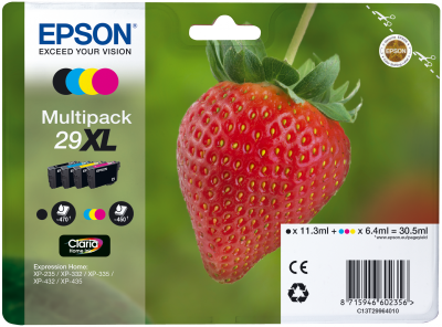 Epson Tinte Multipack 4-Farben 29XL T2996