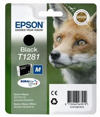 Epson Tinte schwarz für SX125, T12814011 Epson Tinte schwarz für SX125, T12814011
