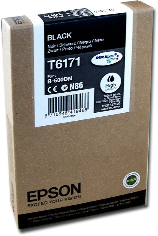 Epson Tinte schwarz High Capacity für B-300/500DN Epson Tinte schwarz High Capacity für B-300/500DN