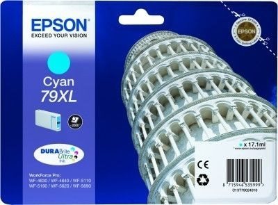 Epson ink cartridge cyan XL -  C13T79024010