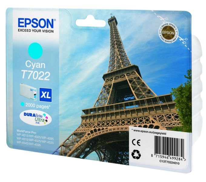 Epson Tintenpatrone cyan XL , T70224010 Epson Tintenpatrone cyan XL , T70224010