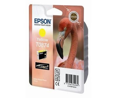Epson Tintenpatrone gelb für R1900, T08744010 Epson Tintenpatrone gelb für R1900, T08744010