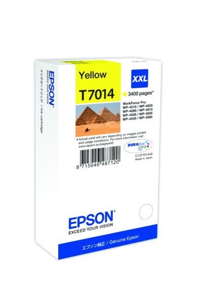 Epson Tintenpatrone gelb XXL , T70144010 Epson Tintenpatrone gelb XXL , T70144010