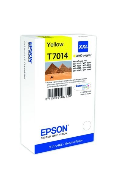 Epson ink cartridge yellow XXL , T70144010