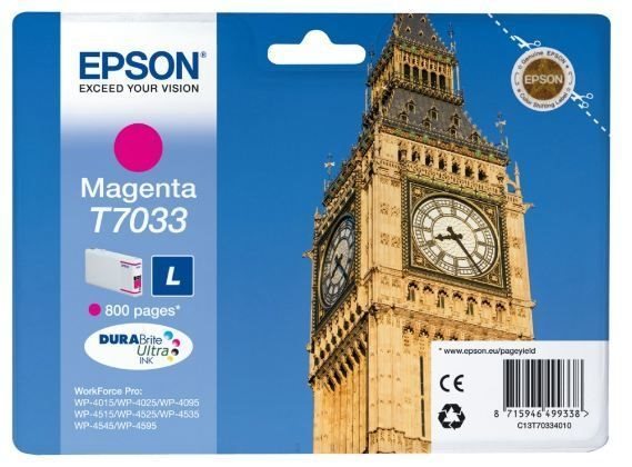 Epson ink cartridge magenta , T70334010