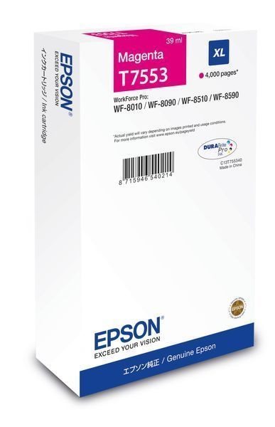 Epson ink cartridge magenta XL -  C13T755340