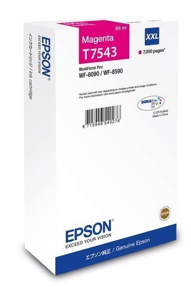 Epson ink cartridge magenta XXL -  C13T754340