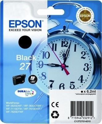 Epson ink cartridge black  -  C13T27014010