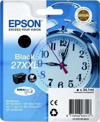 Epson ink cartridge black XXL -  C13T27914010