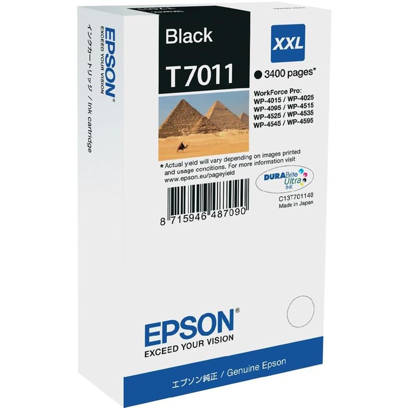 EPSON Tintenpatrone XXL Black 3.4k EPSON Tintenpatrone XXL Black 3.4k