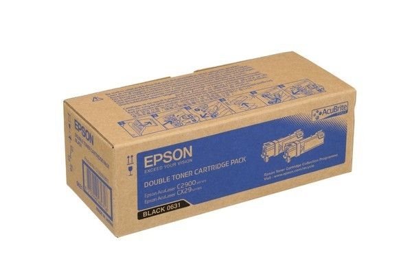 Epson Toner schwarz Doppelpack für AcuLaser C2900 Epson Toner schwarz Doppelpack für AcuLaser C2900