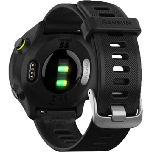 Garmin Forerunner 55 Schwarz Band: Silikon schwarz 42mm Bluetooth ANT+