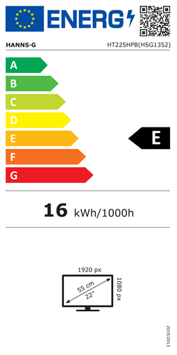 Hannspree HT225HPB, 54,6 cm (21.5 Zoll), Full HD, LED