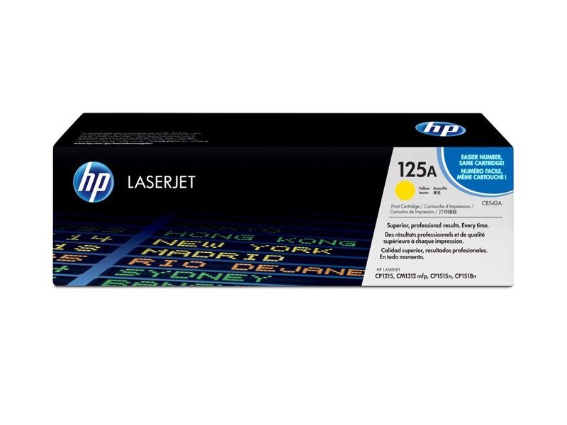 HP 125A original Toner gelb - CB542A HP 125A original Toner gelb - CB542A