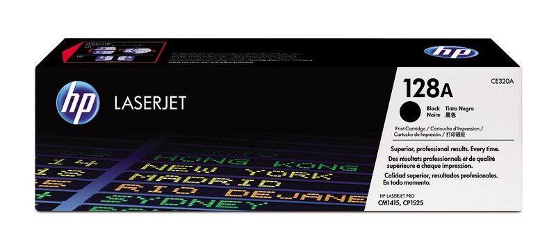 HP 128A original Toner schwarz - CE320A HP 128A original Toner schwarz - CE320A