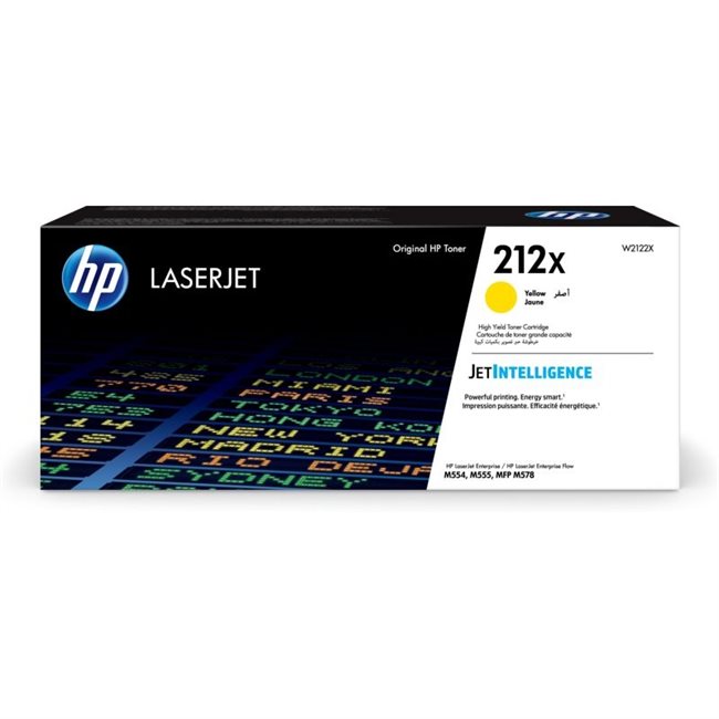 HP 212X Original HC Toner gelb - W2122X