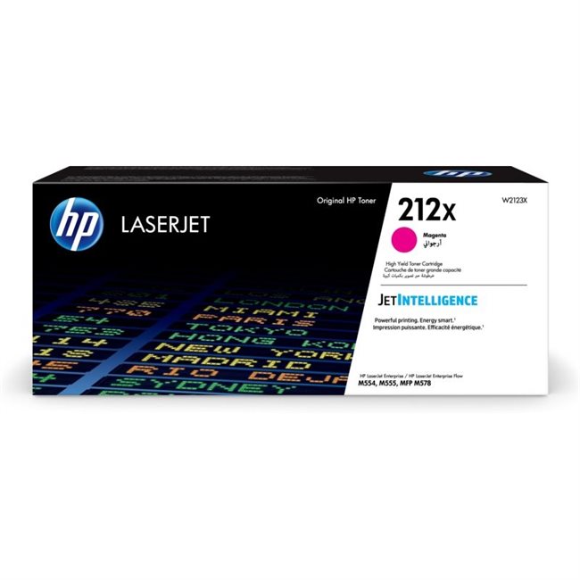 HP 212X Original HC Toner magenta - W2123X HP 212X Original HC Toner magenta - W2123X