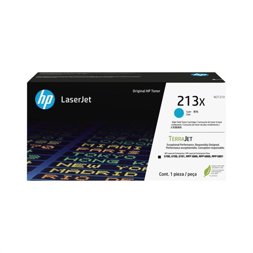 HP 213X original HC toner cyan - W2131X