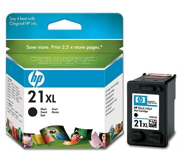 HP 21XL original HC Tinte schwarz - C9351CE HP 21XL original HC Tinte schwarz - C9351CE