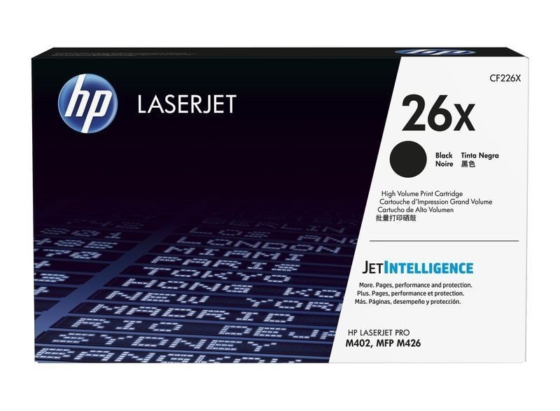 HP 26X original HC Toner schwarz - CF226X HP 26X original HC Toner schwarz - CF226X