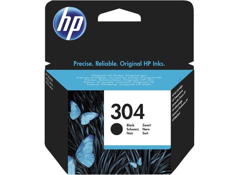 HP 304 original Tinte schwarz - N9K06AE HP 304 original Tinte schwarz - N9K06AE