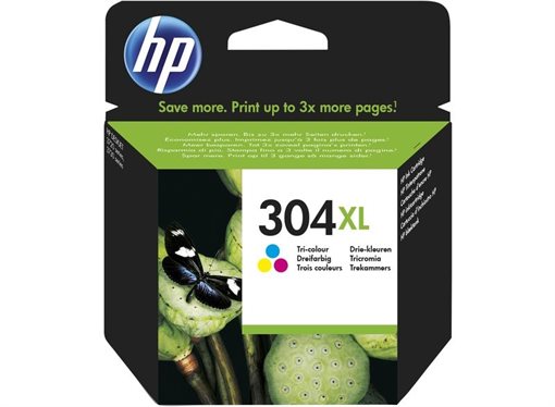HP 304XL original Xl Tinte cyan, magenta, gelb - N9K07AE HP 304XL original Xl Tinte cyan, magenta, gelb - N9K07AE