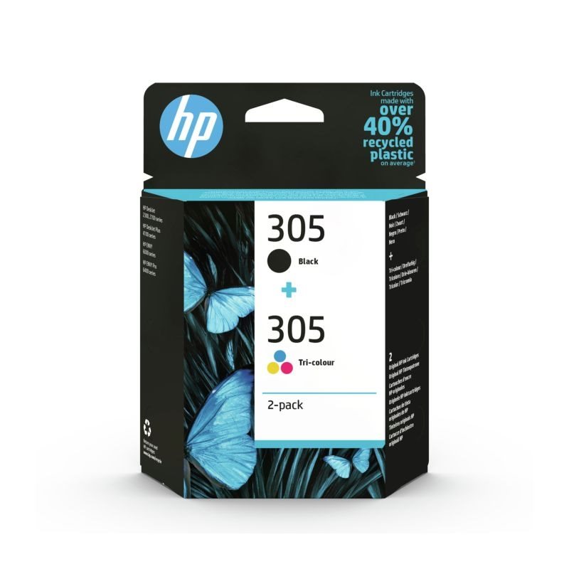 HP 305 Original Multipack BKCMY - 6ZD17AE HP 305 Original Multipack BKCMY - 6ZD17AE