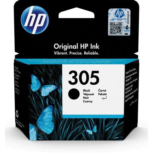 HP 305 Original Tinte schwarz - 3YM61AE HP 305 Original Tinte schwarz - 3YM61AE