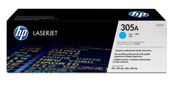 HP 305A original Toner cyan - CE411A HP 305A original Toner cyan - CE411A