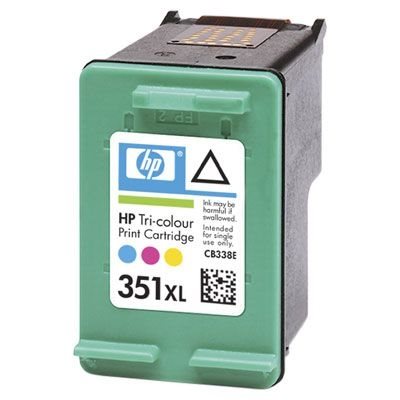 HP 351XL original HC ink cyan, magenta, yellow - CB338EE