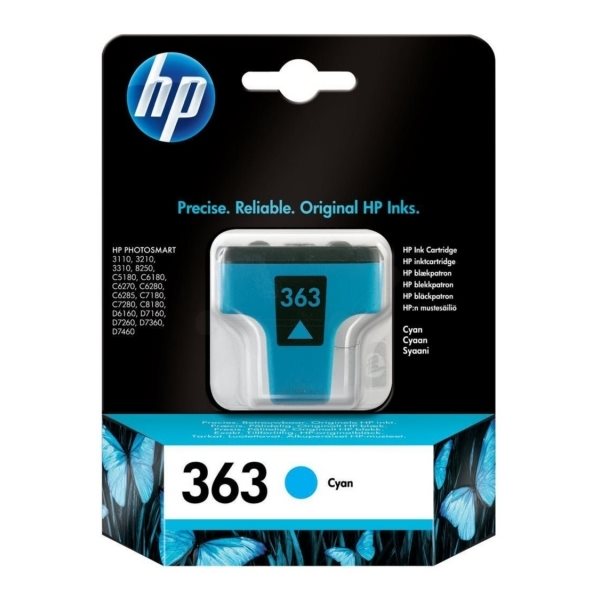 HP 363 original Tinte cyan - C8774EE HP 363 original Tinte cyan - C8774EE