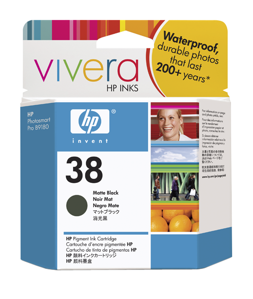 HP 38 original Tinte schwarz - C9412A HP 38 original Tinte schwarz - C9412A
