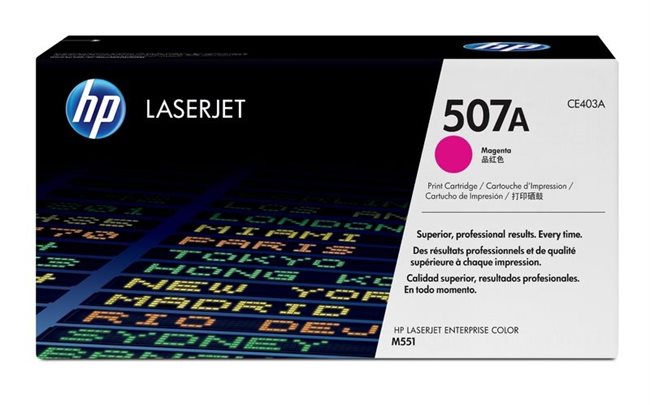 HP 507A original Toner magenta - CE403A HP 507A original Toner magenta - CE403A