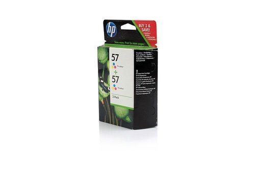 HP 57 + 57 original 2er-Pack Tinte cyan, magenta, gelb - C9503AE HP 57 + 57 original 2er-Pack Tinte cyan, magenta, gelb - C9503AE