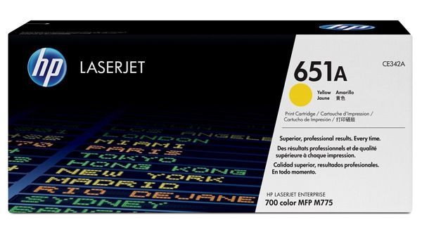 HP 651A original Toner gelb - CE342A HP 651A original Toner gelb - CE342A