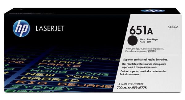 HP 651A original Toner schwarz - CE340A HP 651A original Toner schwarz - CE340A