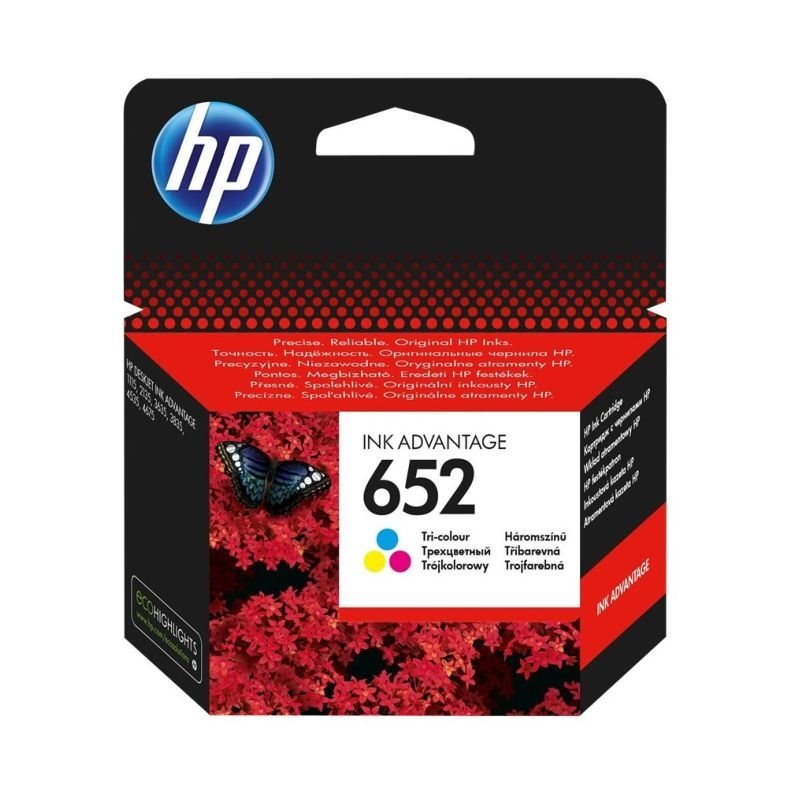 HP 652 Original Tinte Multipack C-M-Y - F6V24AE HP 652 Original Tinte Multipack C-M-Y - F6V24AE