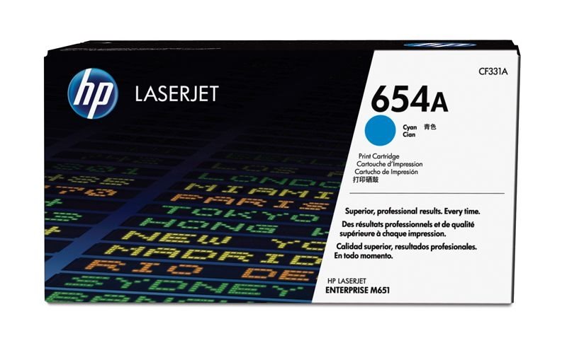 HP 654A original Toner cyan - CF331A HP 654A original Toner cyan - CF331A
