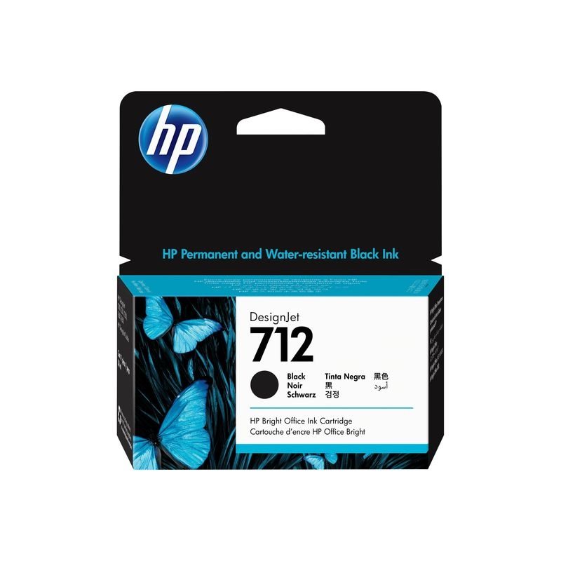 HP 712 Original Tinte schwarz - 3ED70A HP 712 Original Tinte schwarz - 3ED70A