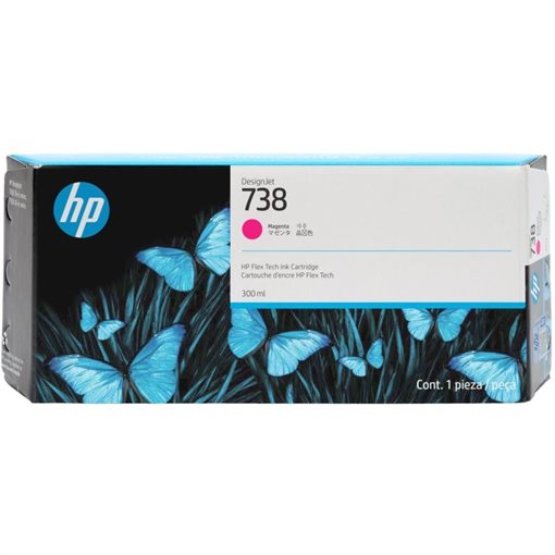 HP 738 Original HC Tinte magenta - 676M7A